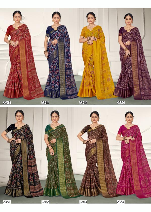 Sangam Sangini 3 Festive Wear Cotton Saree Collection